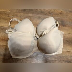 2 Cacique Smooth lightly lined balconette bras size 44H